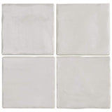 Ivy Hill Tile Amagansett White 4 in. x 4 in. 9mm Satin Ceramic Wall Tile (5.38 sq. ft. / box)