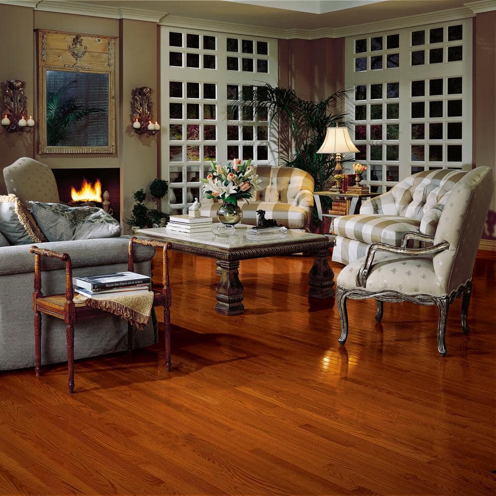 Bruce American Originals Ginger Snap Oak 3/4 in. T x 2-1/4 in. W Smooth Solid Hardwood Flooring (20 sq.ft./ctn)