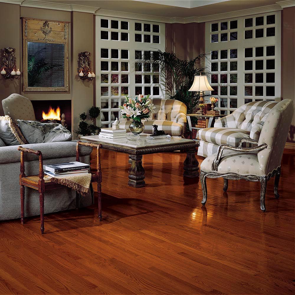 Bruce American Originals Ginger Snap White Oak 3/4 in. T x 3-1/4 in. W Smooth Solid Hardwood Flooring (22 sq.ft./ctn)