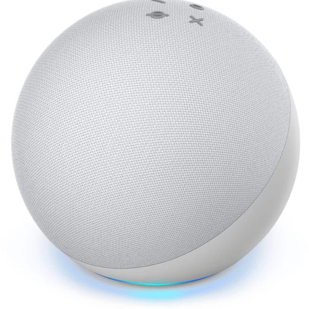 Amazon Echo (4th Gen) with Premium Sound, Smart Home Hub, and Alexa - Glacier White