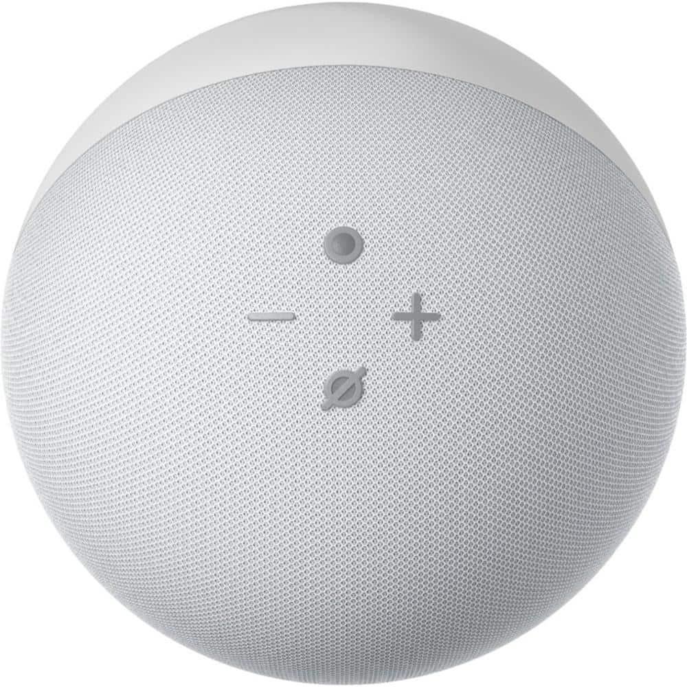 Amazon Echo (4th Gen) with Premium Sound, Smart Home Hub, and Alexa - Glacier White