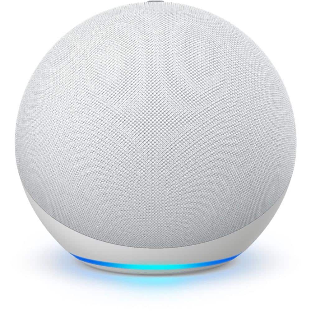 Amazon Echo (4th Gen) with Premium Sound, Smart Home Hub, and Alexa - Glacier White