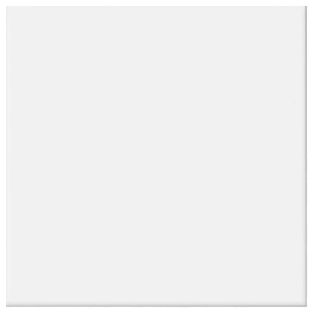 Daltile Glacier 12 in. x 12 in. White Glazed Ceramic Floor and Wall Tile Sample