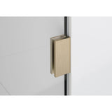 Glass Warehouse 34 in. x 86.75 in. Frameless Shower Door-Arched Single Fixed Panel
