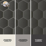 MSI Glassel Nero Hexagon 9 in. x 10 in. Matte Porcelain Stone-Look Floor and Wall Tile (6.89 sq. ft./Case)