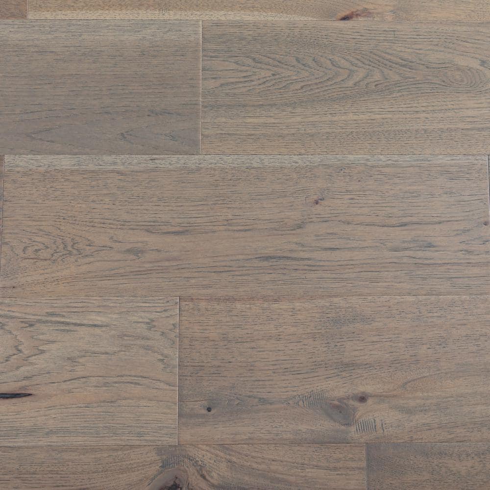 NATU Glazed Brushed Hickory 3/8 in. T x 7.5 in. W Click Lock Wire Brushed Engineered Hardwood Flooring (19.4 sq.ft./case)