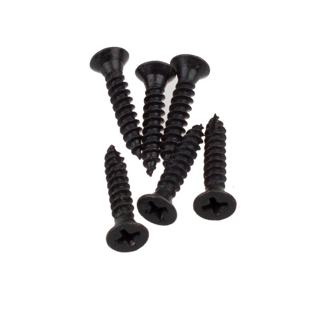 GlideRite 3-1/2 in. Oil Rubbed Bronze Steel Door Hinges, 1/4 in. Corner Radius with Screws (48-Pack)