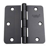 GlideRite 3-1/2 in. Oil Rubbed Bronze Steel Door Hinges, 1/4 in. Corner Radius with Screws (48-Pack)