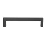 GlideRite 5 in. Matte Black Solid Square Slim Cabinet Drawer Bar Pulls (10-Pack)