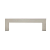 3-3/4 in. Center-to-Center Solid Square Slim Satin Nickel Cabinet Bar Pull (10-Pack) by GlideRite