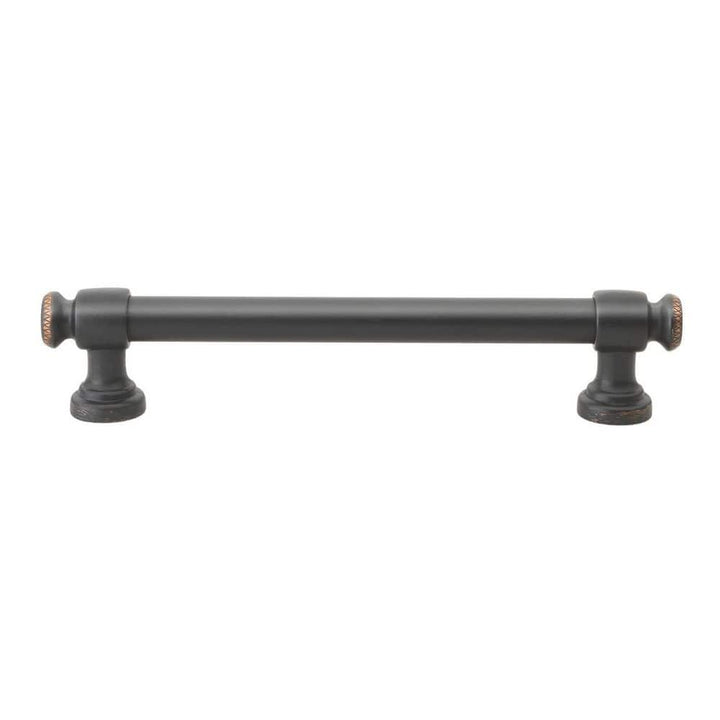 5 in. Center-to-Center Oil Rubbed Bronze Modern Solid Steel Euro Cabinet Bar Pull (10-Pack) by GlideRite