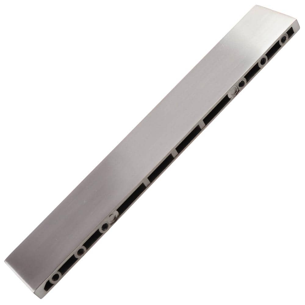 GlideRite 5 in. Center Satin Nickel Contemporary Cabinet Finger Pulls (10-Pack)