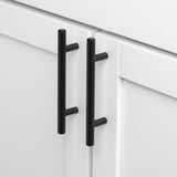GlideRite 3 in. Matte Black Solid Handle Drawer Bar Pulls (10-Pack)