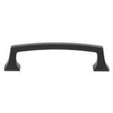 GlideRite 3-3/4 in. Matte Black Deco Base Cabinet Drawer Pulls (10-Pack)