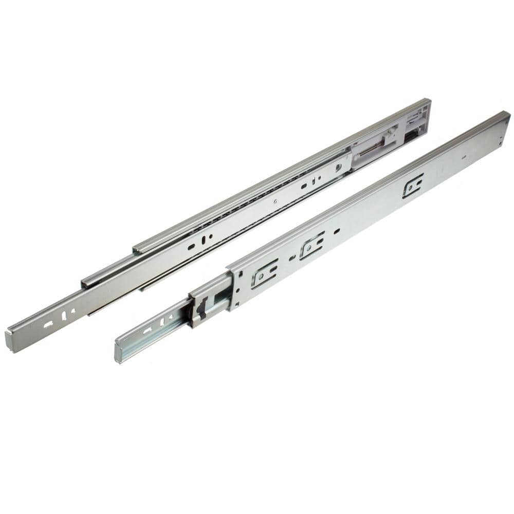 GlideRite 75 Series 22 in. Steel Side-Mount Soft-Close Drawer Slide