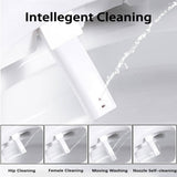 CATALINA 1.28 GPF Smart Bidet Toilet with Auto Open/Close Lid, Gloss White