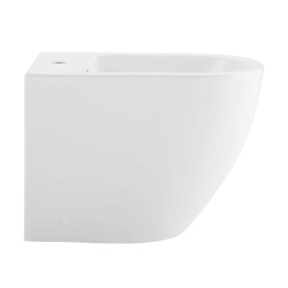 Swiss Madison St. Tropez Elongated Bidet in White - Sleek and Modern Ceramic Bathroom Fixture