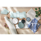 Daltile Finesse Glossy White 12 in. x 13 in. x 6.35 mm Porcelain Penny Round Mosaic Wall Tile (1.06 sq. ft. per piece)