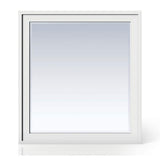 James Martin Vanities Addison 36" x 39" Glossy White Bathroom Vanity Mirror