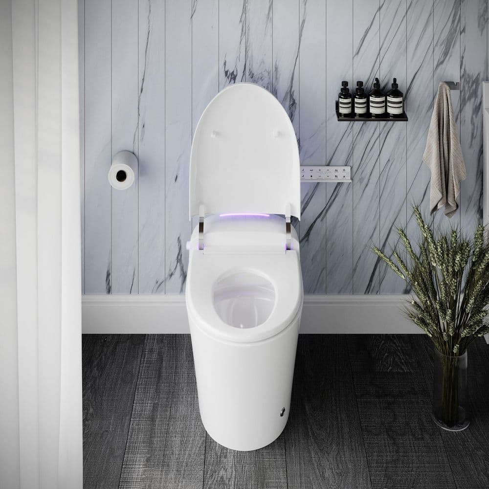 Streamline Tankless Elongated Smart Bidet Toilet with Auto Flush & Heated Seat