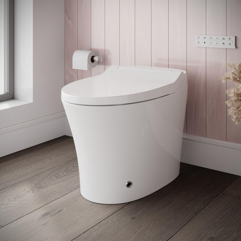 Streamline Tankless Elongated Smart Bidet Toilet with Auto Flush & Heated Seat