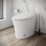 Streamline Tankless Elongated Smart Bidet Toilet in White with UV Sterilizer & Heated Seat