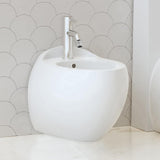 Swiss Madison Plaisir Wall-Hung Elongated Bidet Bowl in Glossy White