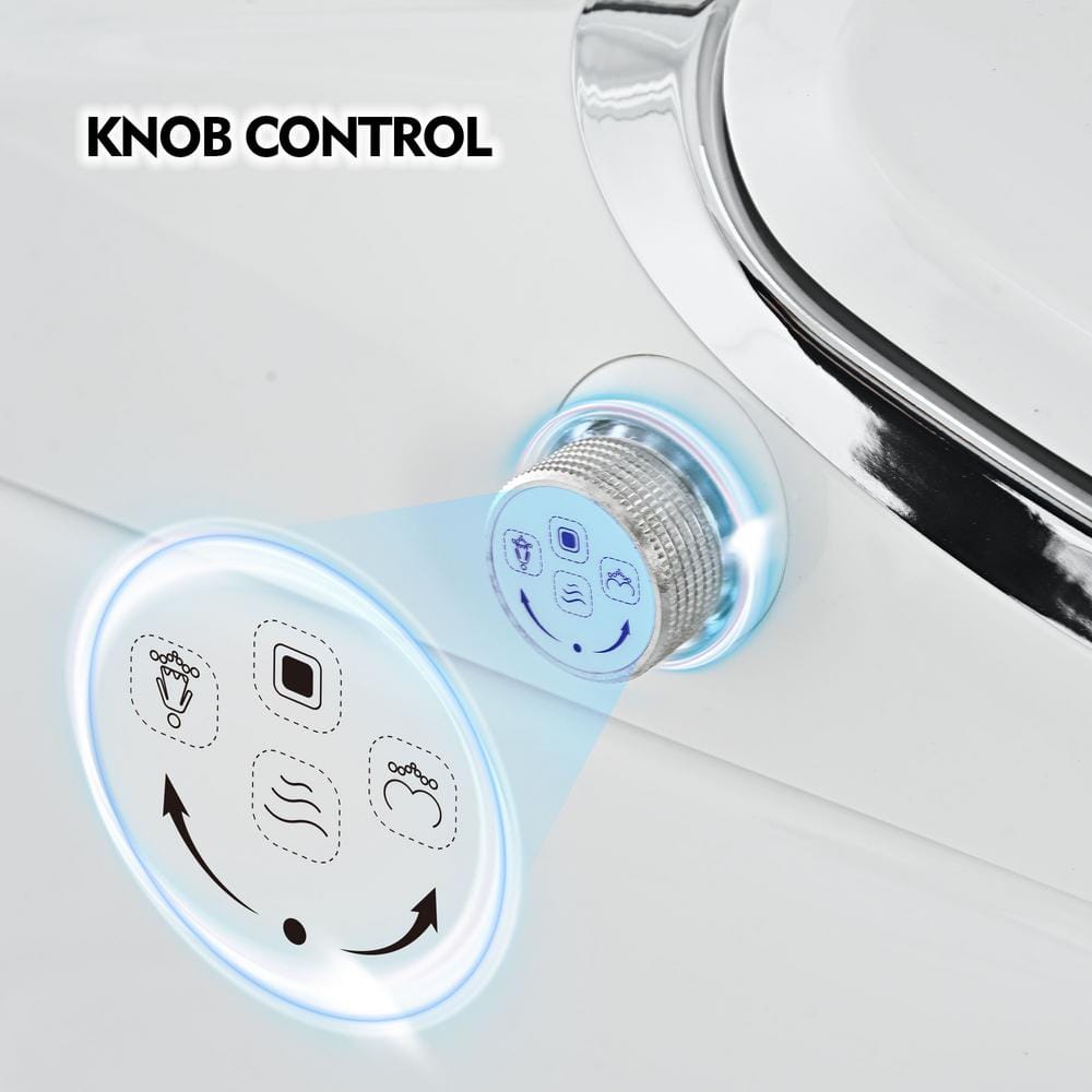 YSQCAR Elongated Smart Bidet Toilet with Heated Seat & Auto Flush