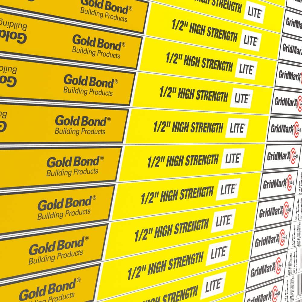 Gold Bond High Strength Lite 1/2 in. x 4 ft. x 10 ft. Lightweight Drywall Sheet