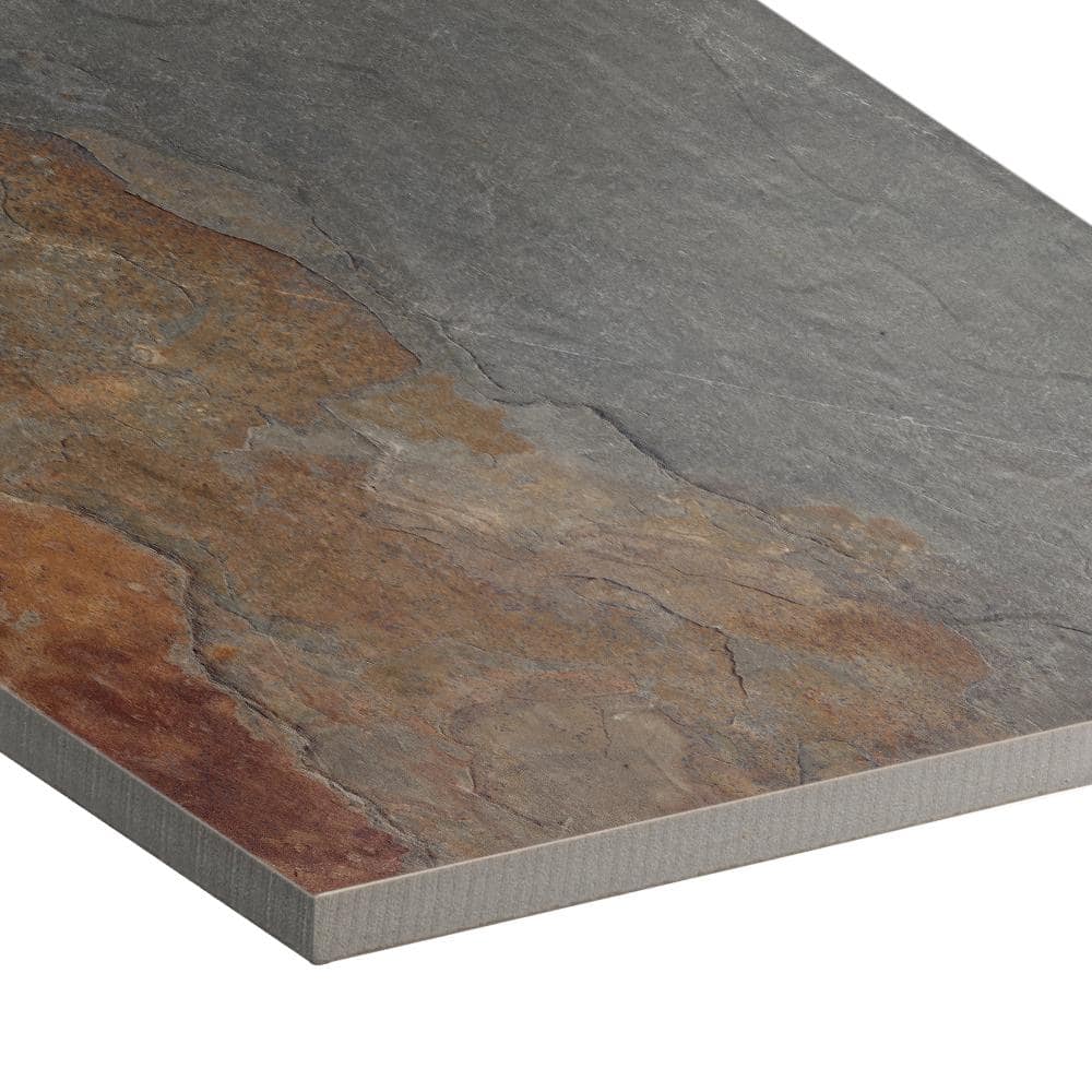 Flagstone Gold 24 in. x 24 in. x 0.75 in. Stone-Look Porcelain Paver