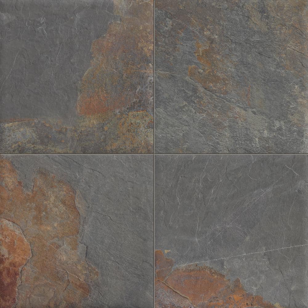 Flagstone Gold 24 in. x 24 in. x 0.75 in. Stone-Look Porcelain Paver