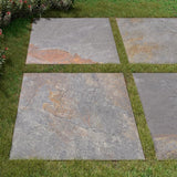 Flagstone Gold 24 in. x 24 in. x 0.75 in. Stone-Look Porcelain Paver