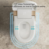 Yulika Smart Bidet Toilet with Heated Seat and LED Display - DJ-K1