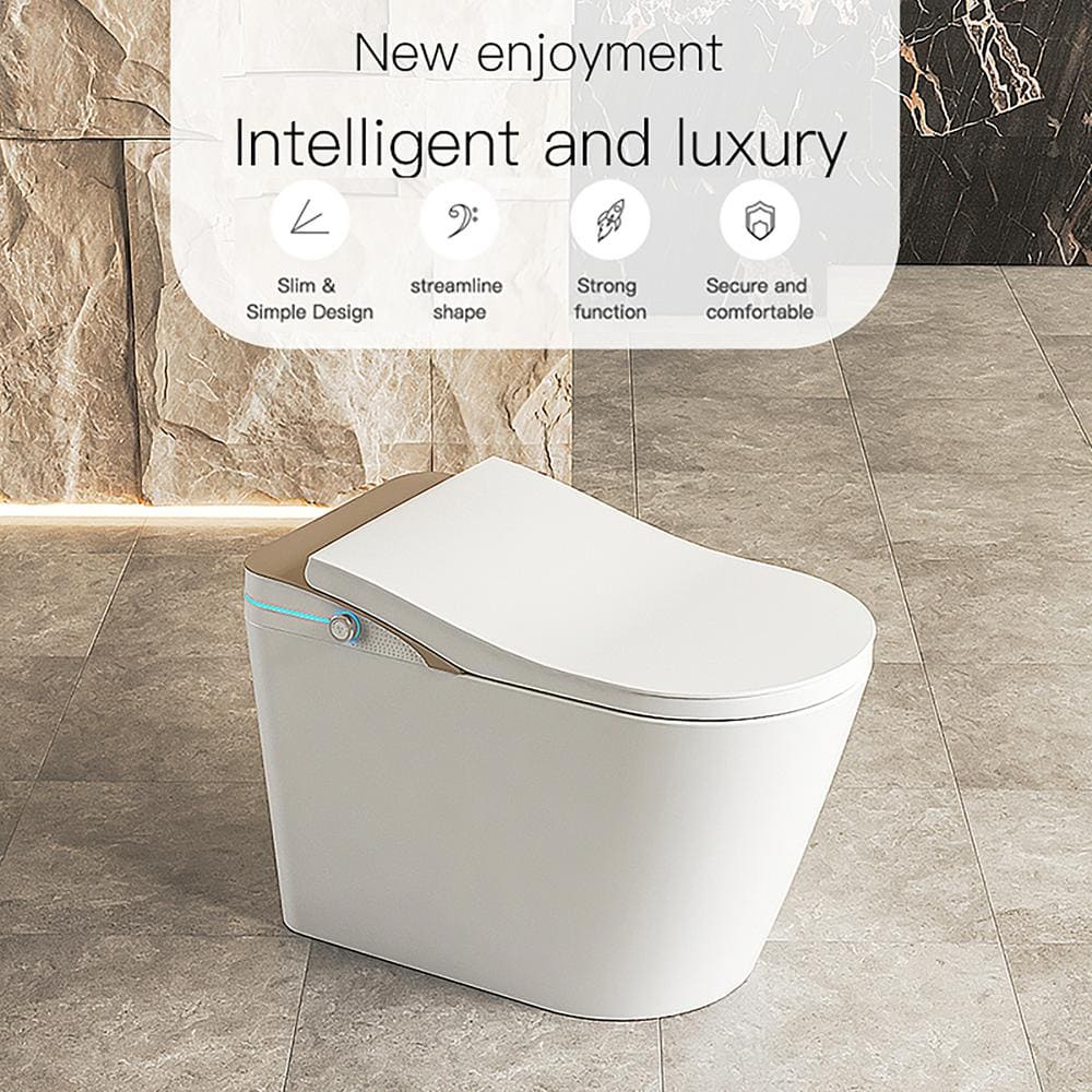 Yulika Smart Bidet Toilet with Heated Seat and LED Display - DJ-K1