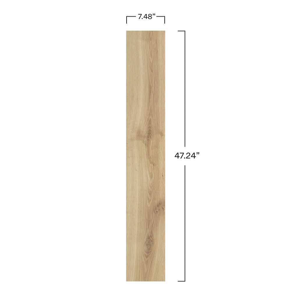 Pergo Outlast+ Golden Briar Oak 12 mm T x 7.4 in. W Waterproof Laminate Wood Flooring (19.63 sqft/case)