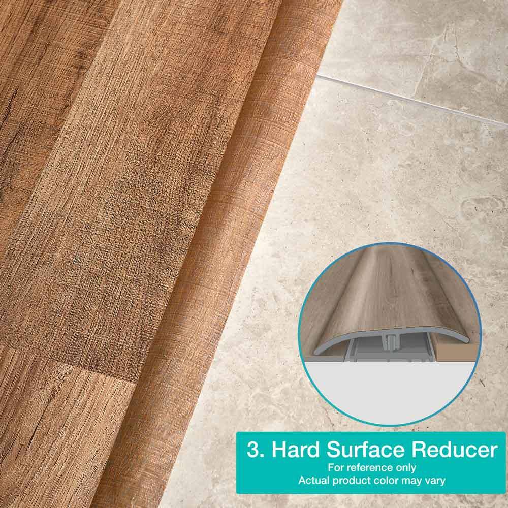 Golden 0.31 in. T x 2 in. W x 78.7 in. L Vinyl 4-in-1 Molding by PERFORMANCE ACCESSORIES
