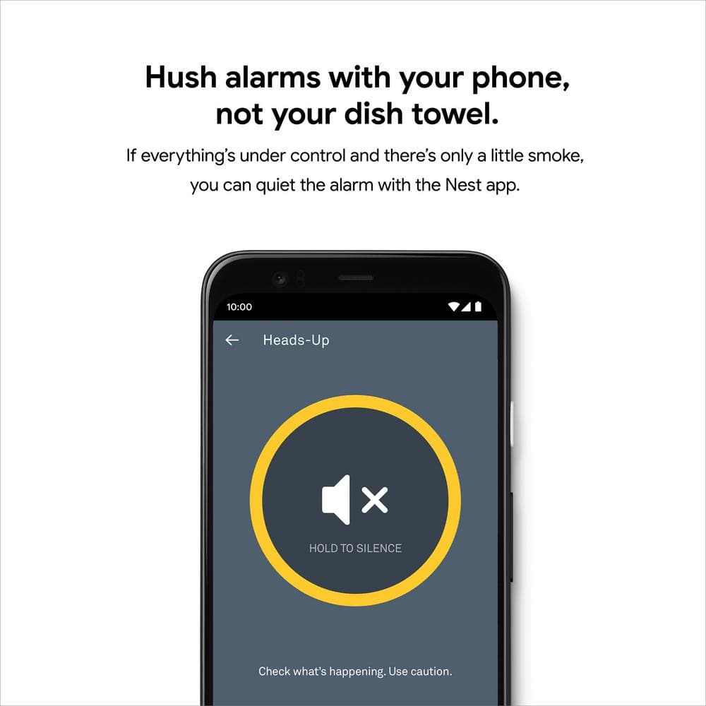 Google Nest Protect - Smoke Alarm and Carbon Monoxide Detector - Battery Operated - 2 Pack