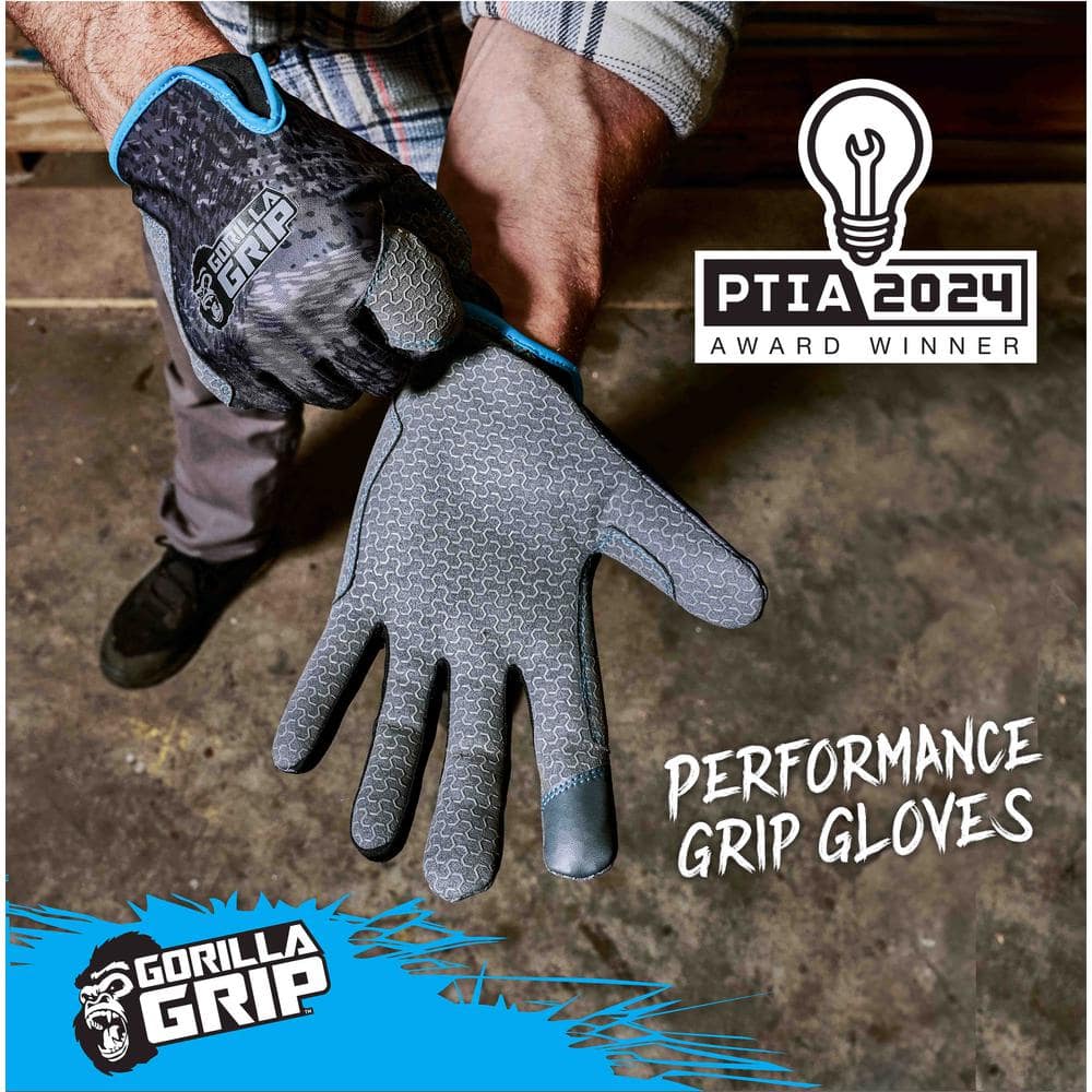 GORILLA GRIP Large Performance Grip Work Gloves