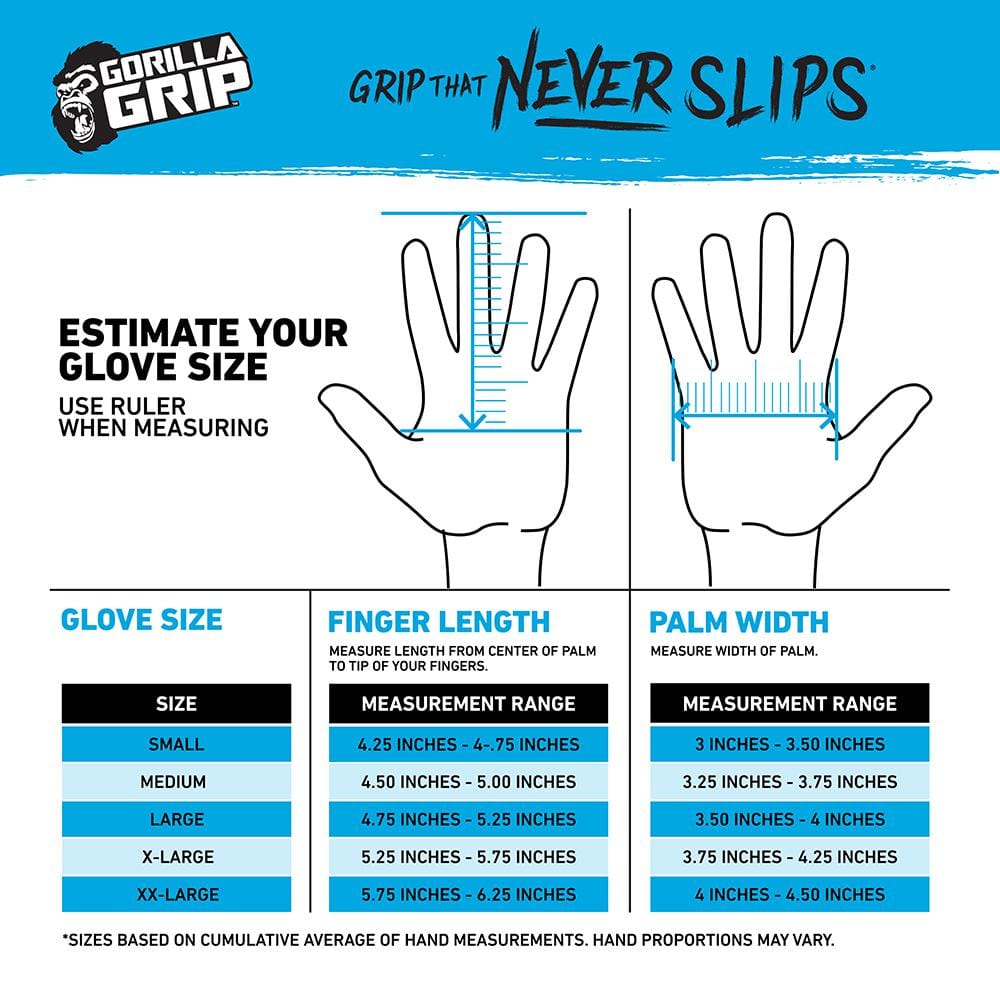 GORILLA GRIP Large Gorilla Grip Gloves (20-Pack)