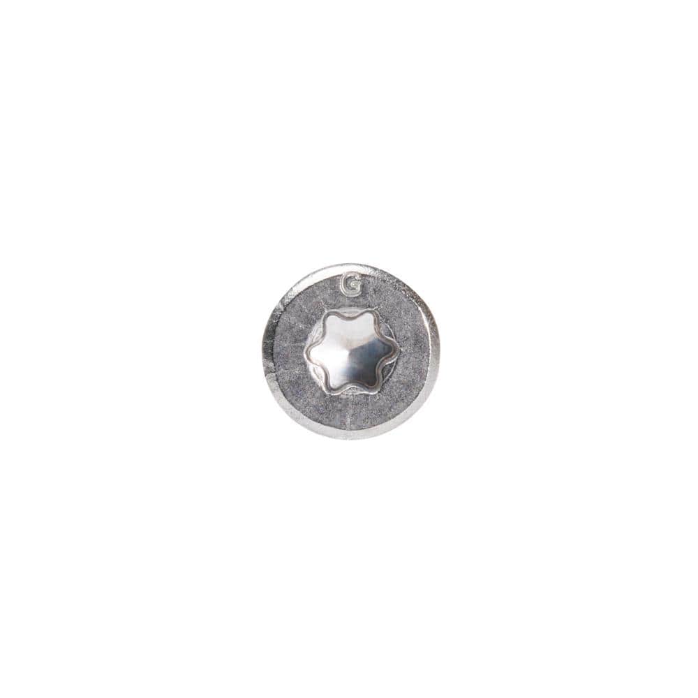 Grabber #8 x 1 1/2 in. Star Drive Flat head Exterior Stainless Steel Wood Deck Screws (5 lb. box)