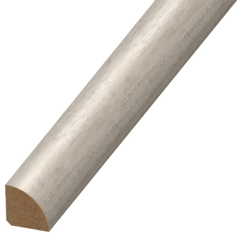 DuraDecor Classy Chic Graceful Graphite 0.75 in. T x 0.75 in. W x 94 in. L Quarter Round Molding