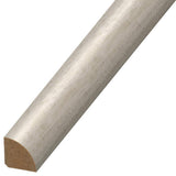 DuraDecor Classy Chic Graceful Graphite 0.75 in. T x 0.75 in. W x 94 in. L Quarter Round Molding