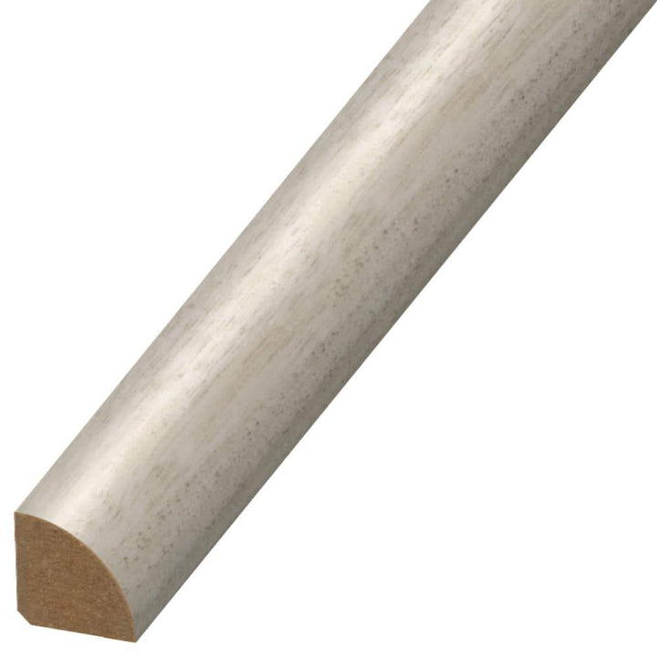 DuraDecor Classy Chic Graceful Graphite 0.75 in. T x 0.75 in. W x 94 in. L Quarter Round Molding