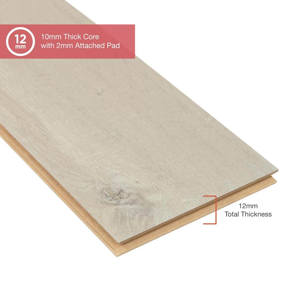 Pergo Outlast+ Graceland Oak 12 mm T x 7.4 in. W Waterproof Laminate Wood Flooring (16.93 sqft/case)