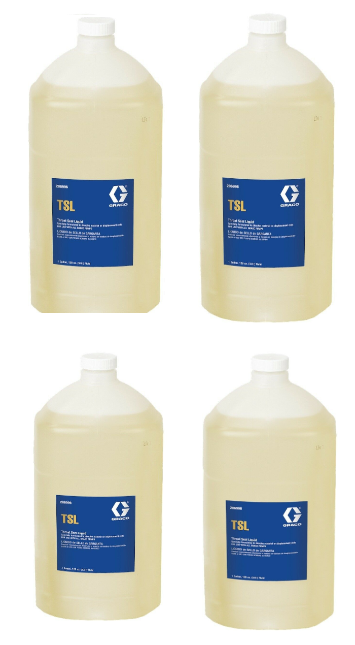 Graco 206998 Throat Seal Liquid (TSL) Pump Lubricant, 4 Gallon