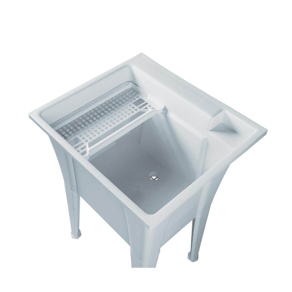 RUGGED TUB 24 in. x 22 in. Polypropylene Granite Laundry Sink (Pack of 2)