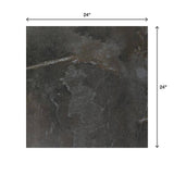 Highland Shore Graphite 24 in. x 24 in. Glazed Porcelain Floor and Wall Tile (15.76 sq. ft./Case)
