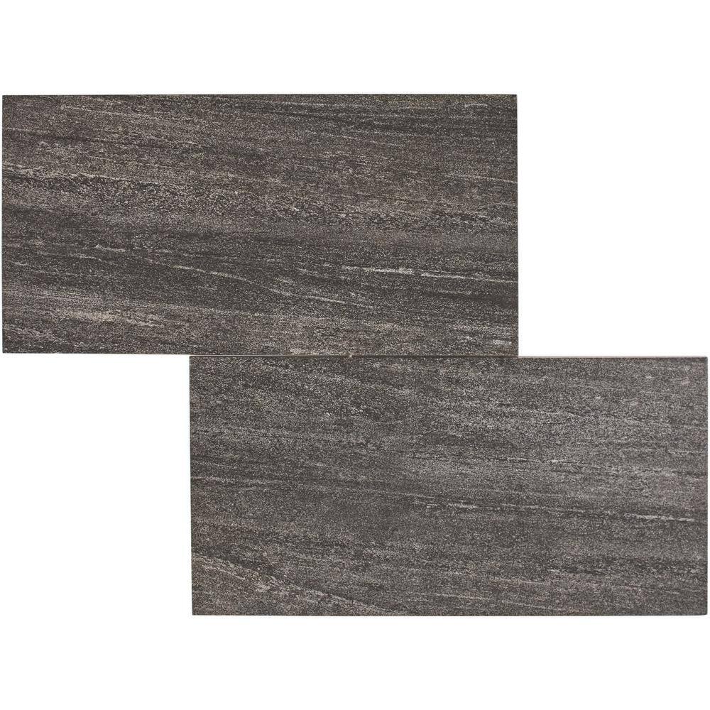 Marazzi Urban Craft Graphite 12 in. x 24 in. Glazed Porcelain Floor and Wall Tile (15.6 sq. ft. / case)