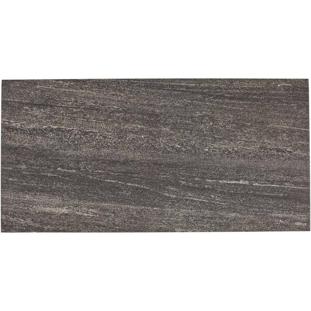 Marazzi Urban Craft Graphite 12 in. x 24 in. Glazed Porcelain Floor and Wall Tile (15.6 sq. ft. / case)