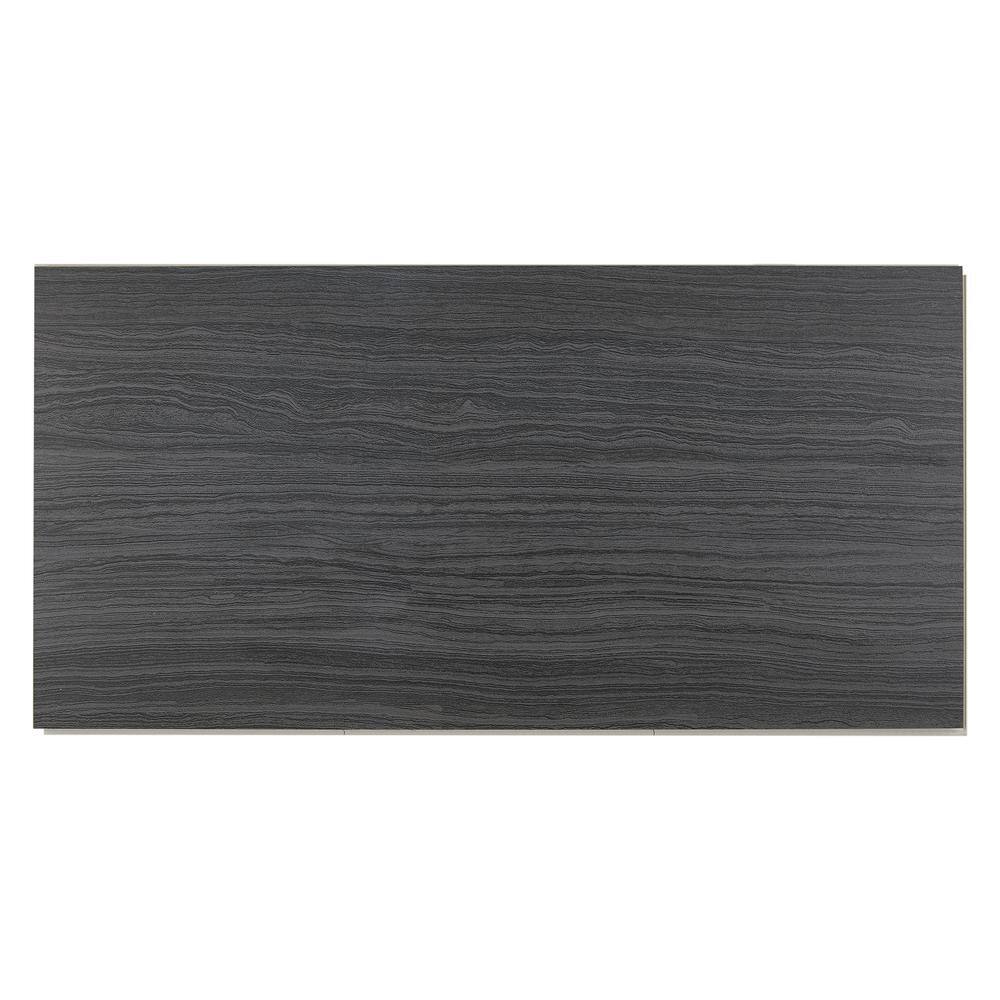 Daltile QuicTile 12 in. x 24 in. Enchanting Marble Matte Porcelain Locking Floor Tile (9.6 sq. ft. / case)